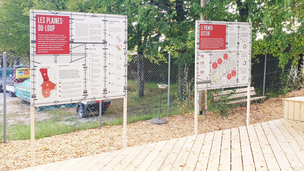 Panneau de chantier personnalisé