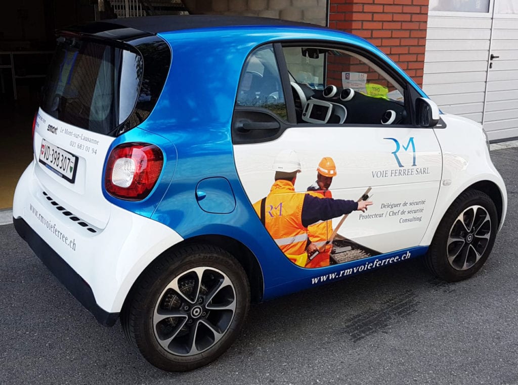 Habillage publicitaire pour votre véhicule