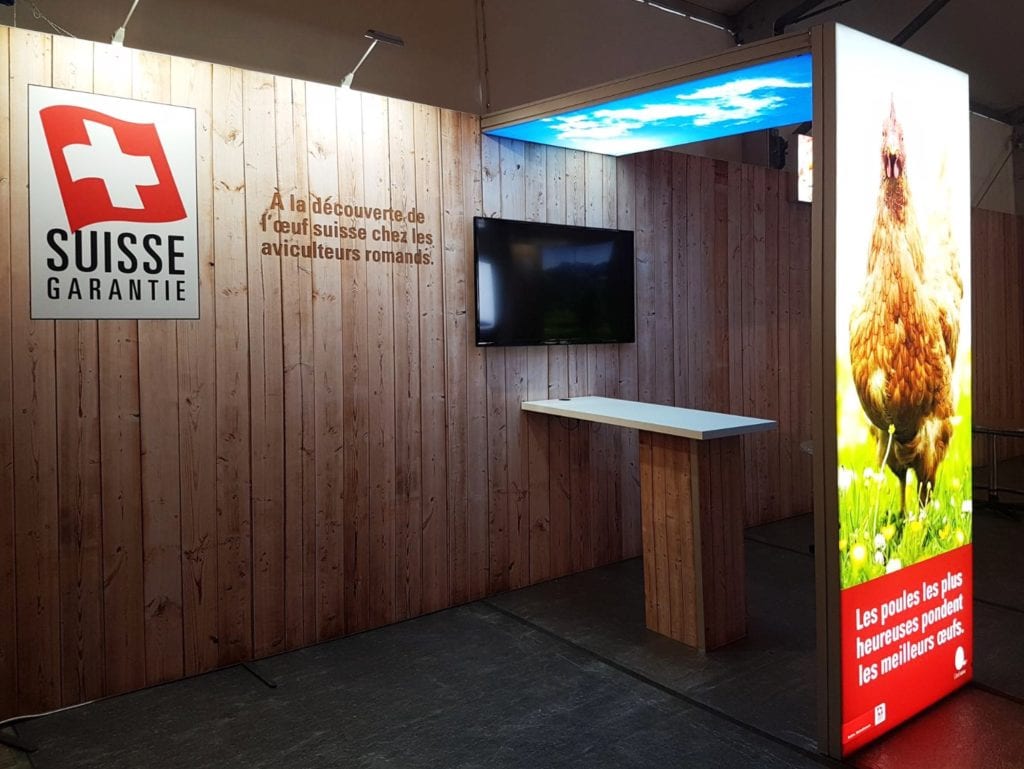 Stand publicitaire pour salon ou foire