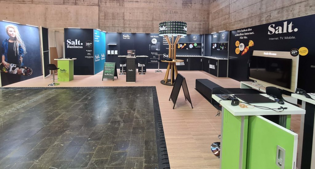 Stand d'exposition pour salon