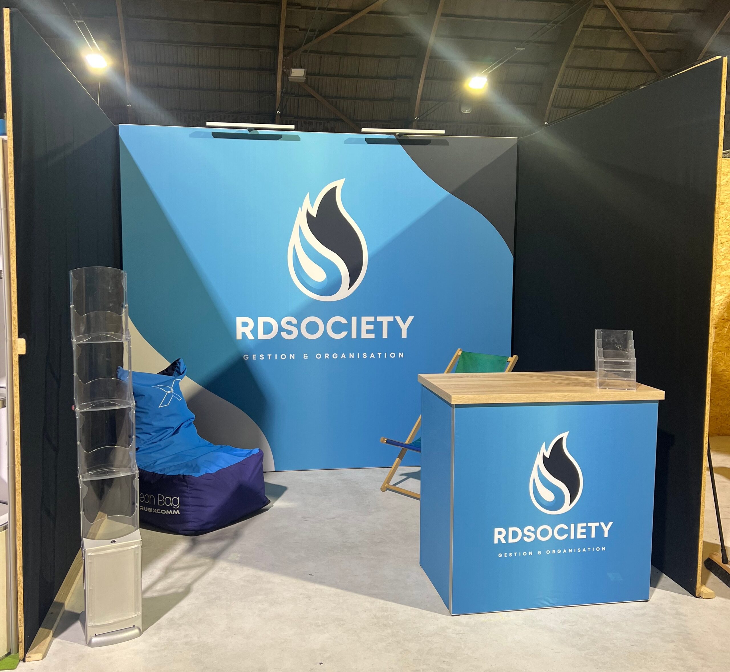 Stand d'exposition en location avec petite surface
