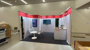 Stand de salon d'exposition en panoramic h-line