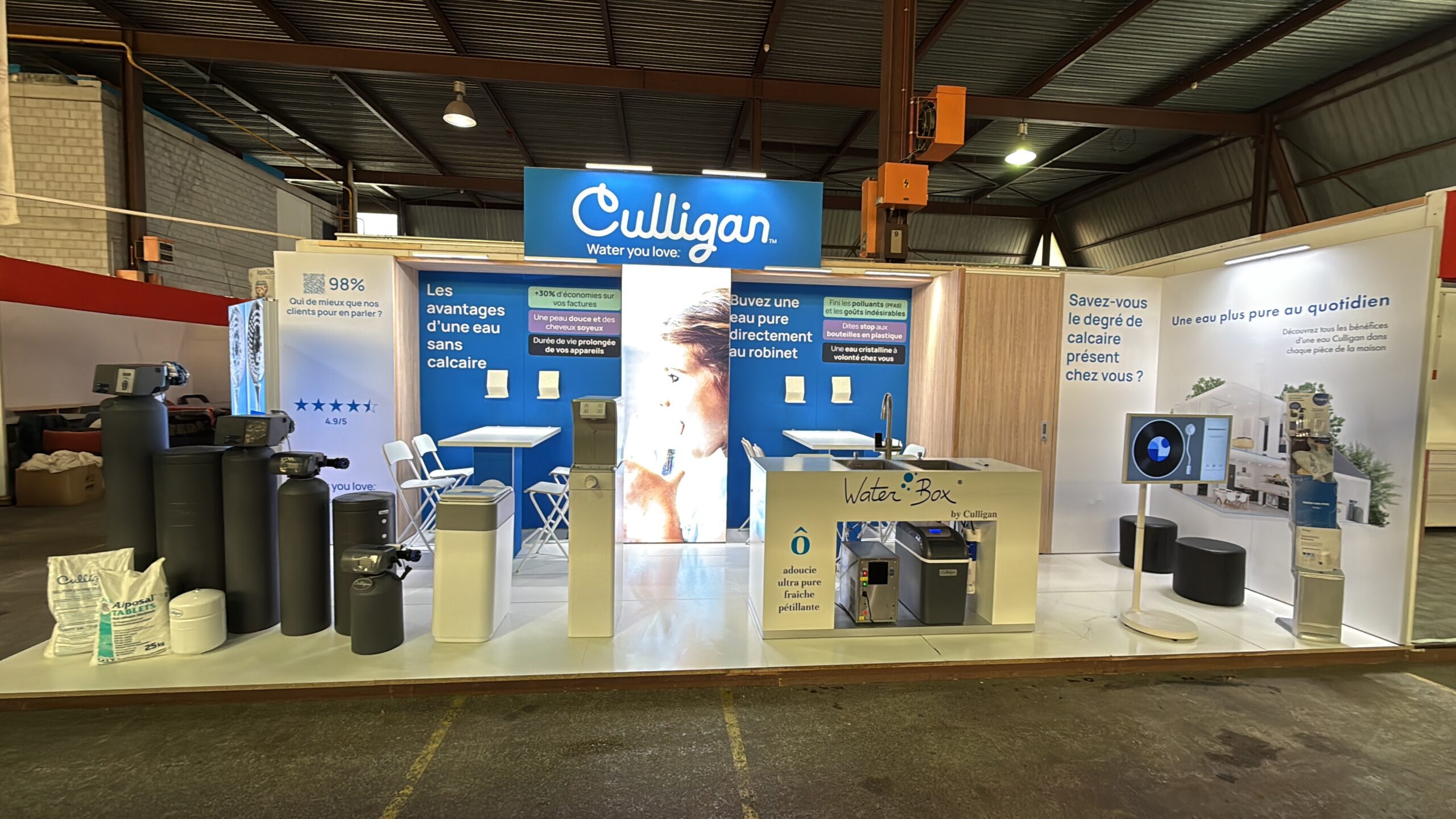 Stand de foire en panoramic h-line