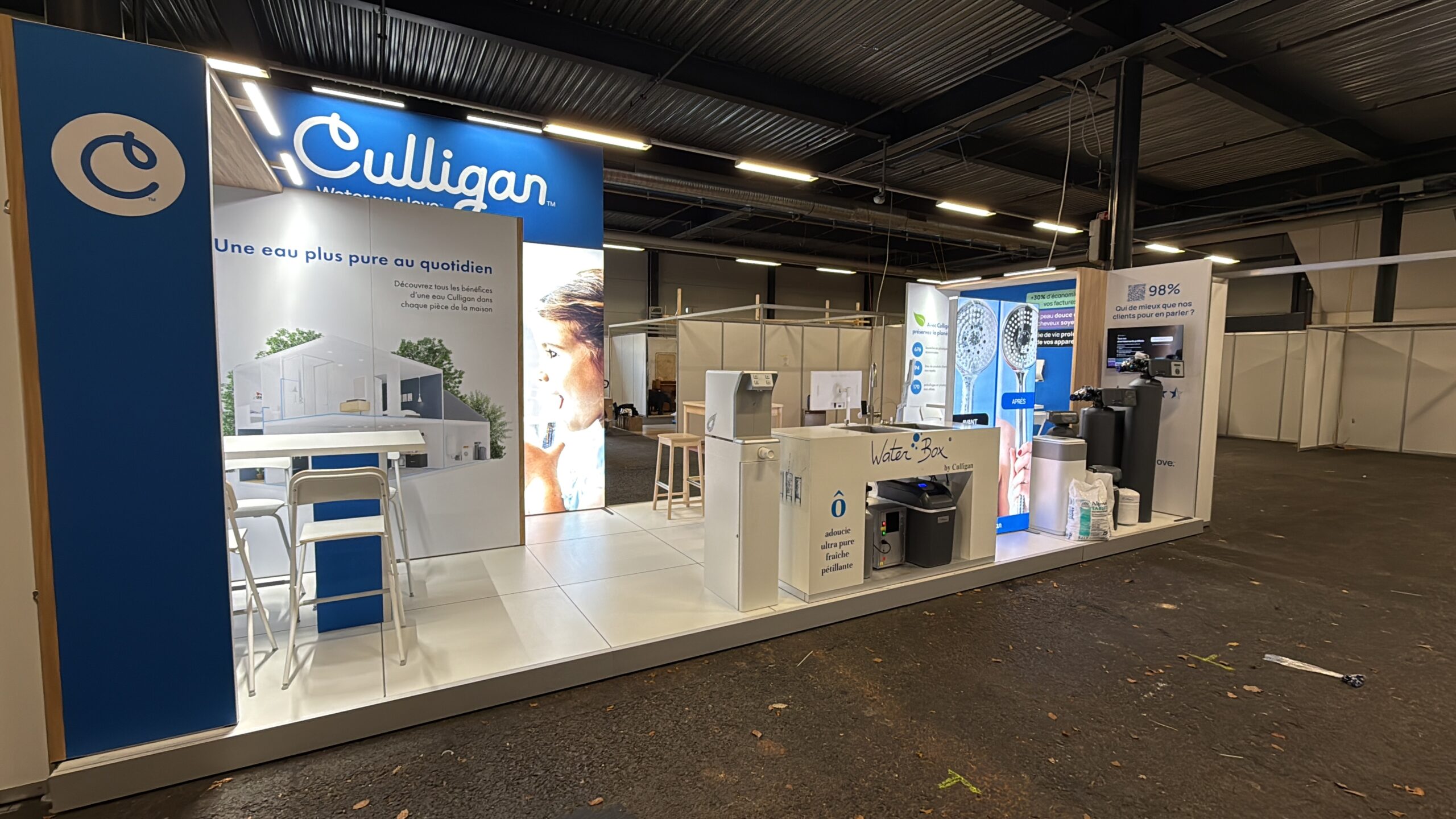 Stand exposition panoramic h-line