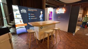 Stand de salon avec Lightframe mini