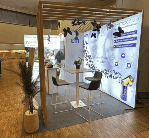 Caisson lumineux panoramic h-line avec arche wood line effet bois