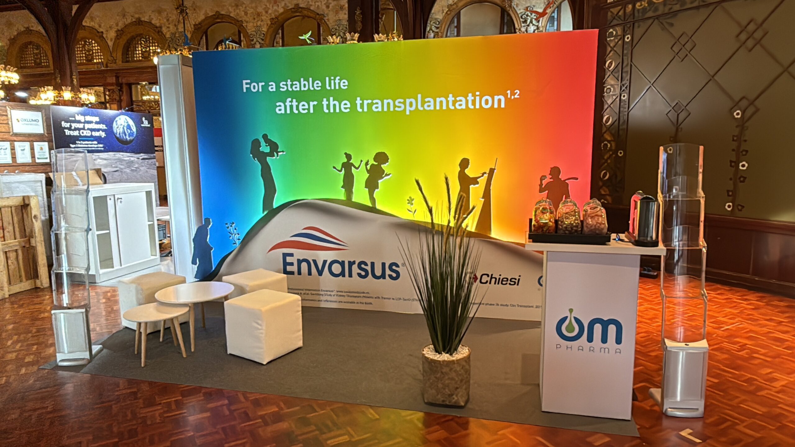 Stand d'exposition avec projet sur mesure