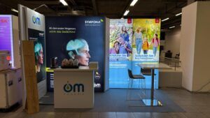 Stand d'exposition avec caisson lumineux