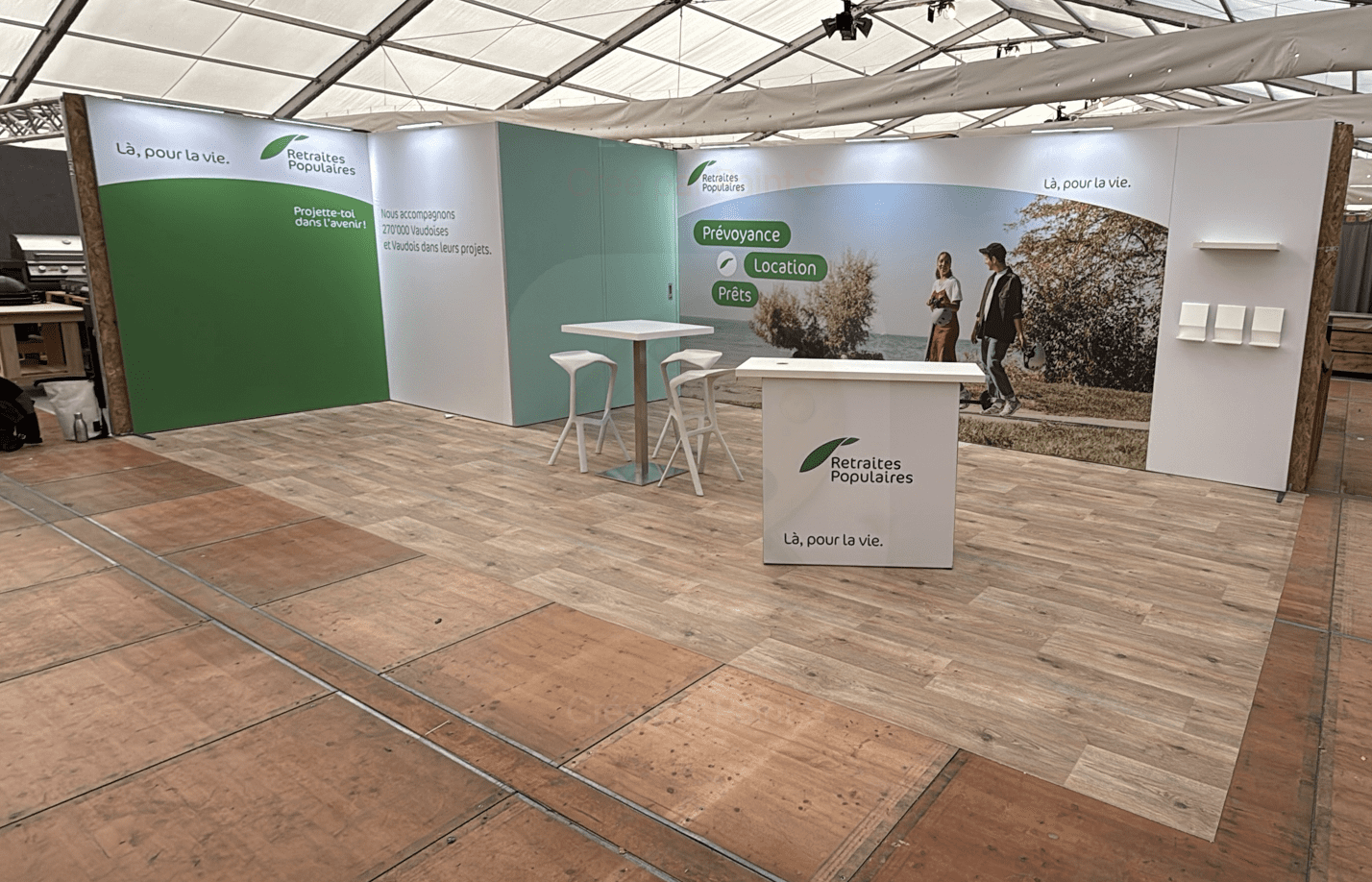 Stand de comptoir panorammic h-line