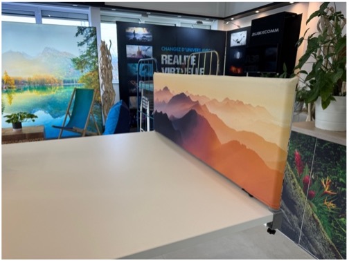 Séparation de bureau 100×35