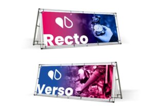 chevalet porte-bâche