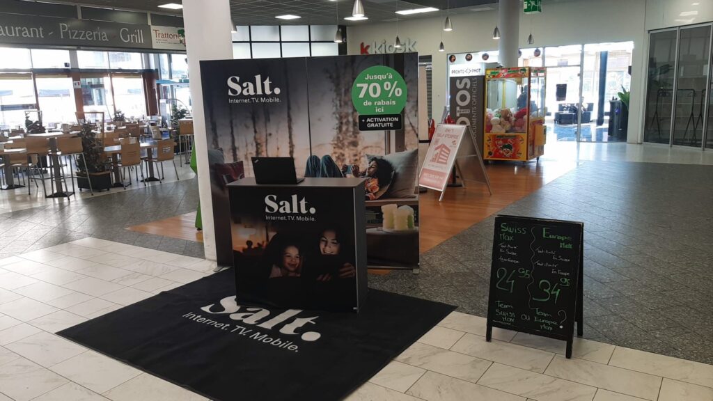 Fold out avec Caissons lumineux